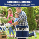 Garden Kneeler and Seat, Wider & Thicker Kneeling Pad Heavy Duty Foldable Garden Stool with Large Gardening Tool Pouch and Bag, Portable Garden Bench- Gardening Gifts for Women, Men, Seniors, Mom& Dad by GreenHaven Gardens