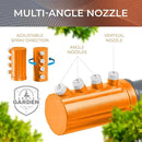 Joeys Sprinkler for Yard, Rotating Garden Sprinkler for Large Area Coverage, Lawn and Yard Sprinklers (Orange) by GreenHaven Gardens