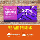 Personalized Passion Vinyl Banner 3' x 10' - Customized Banner for Business, Graduation, Birthday Parties - Indoor/Outdoor Use - Full Color 13oz Vinyl Custom Signs with HD Printed Text, Photos by GreenHaven Gardens