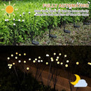 Firefly Garden Lights Solar Outdoor - 80 LED Solar Firefly Lights Outdoor Waterproof, Yard Patio Decoration Solar Powered Firefly Lights, Warm White 10PCS by GreenHaven Gardens