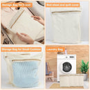 4-Piece Medium Durable Organic Cotton Mesh Laundry Bags with Sturdy Zippers and Breathable Mesh are Delicate Laundry Bags for Underwear, Clothes, Pants and Socks by TinyTreasures Baby Boutique