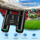 Compact 30x60 Binoculars for Adults,Suitable for Adults and Children Bird Watching Travel Sightseeing, Waterproof Lightweight Small Binoculars, with Clear Low-Light Vision by TinyTreasures Baby Boutique