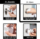 Door Knob Safety Cover for Kids - 5 Pack - Baby Proof Door Knob Covers - Door Locks for Kids Safety Child Proof - White by TinyTreasures Baby Boutique