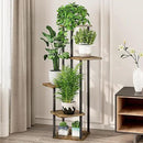 AZERPIAN Plant Stand 5 Tier Indoor Metal Flower Shelf for Multiple Plants Corner Tall Flower Holders for Patio Garden Living Room Balcony Bedroom, Black (5 Tier-Black) by GreenHaven Gardens