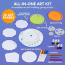 Klever Kits Spin Art for Kids, Spin Spiro Machine Kit, Arts & Crafts Paint for Boys & Girls, Painting Spinner Toys Kits, DIY Birthday Gifts for Kids Age 6 and up by TinyTreasures Baby Boutique