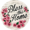 Spoontiques - Garden Décor - Bless This Home Stepping Stone - Decorative Stone for Garden by CozyNest Decor