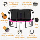 JUMPZYLLA Trampoline Outdoor 8FT 10FT 12FT 14FT 15FT 16FT with Enclosure and Ladder, ASTM Approved Recreational Trampoline for Kids and Adults, Anti-Rust Coated Frame by TinyTreasures Baby Boutique