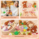 Mewaii Crochet Kit for Beginners Level 1 with 40% Extra Eco-Friendly Pre-Started Easy Yarn, Step-by-Step Video Tutorials for Adults and Kids (2 Pack Lambs) by TinyTreasures Baby Boutique