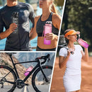 Enerbone Water Bottle, Leakproof BPA & Toxic Free, Motivational Water Bottle with Times to Drink and Straw, Fitness Sports Water Bottle with Strap for Office, Gym, Outdoor Sports by CozyNest Decor