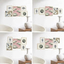 HAUS AND HUES Picture Frame Set - Set of 5 Wall Frames Collage Set, Collage Photo Frames, Natural Wood Picture Frames, Gallery Wall Decor, (Two 8x10, Two 11x14, One 16x20 Framed Beige) by CozyNest Decor