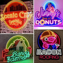 Custom Neon Sign, Personalized UV Printed LED Neon Sign LoGo Customizable for Business, Salon Beauty Nail Studios Light Up Name Sign, Images Neon Lighting Customized by CozyNest Decor