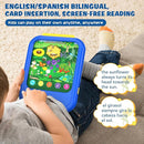 Kids Learning Tablet Educational Learning Pad for Toddlers 2-5 to Learn Alphabets, Numbers, Foods, Time, Music, Talking Cards for Toddlers，Learning Educational Toy Kids Gifts by TinyTreasures Baby Boutique