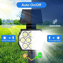 Solar Spot Lights Outdoor Waterproof IP67, 8 Pack - 50 LED Adjustable Solar Powered Landscape Spotlight with 3 Lighting Modes, Stake Light for Outside Yard Lawn Pathway Tree (Cool White) by GreenHaven Gardens