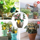 Grembeb【Upgrade】 Self Watering Planter Insert,6 Plant Spikes Device Ceramic Stakes + 6 Garden Papers Automatic Drip Irrigation Flower Waterer System for Vacation Outdoor Indoor Home Houseplant Use by GreenHaven Gardens