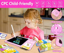 Rylai Toddler Toys Talking Flash Cards, Kindergarten Learning Resources 510 Sight Words with Drawing Tablet for Speaking Doodling, Sensory Toys for Kids with Autism, Boys Girls 2 3 4 5 6, Pink by TinyTreasures Baby Boutique