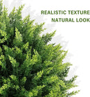 24" Artificial Cedar Topiary Ball Bushes, Set of 2 UV Resistant Fake Trees Outdoor Shrubs with Ground Spike, Weatherproof Faux Plants for Planter, Front Porch, Garden, Yard, Patio Decor by GreenHaven Gardens
