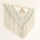 Achart Macrame Wall Hanging Large- Boho Wall Decor- large wall art- Wall Decor Living Room- Macrame Tapestry Boho Decor for Bedroom (Leaf &Wood Bead) by CozyNest Decor