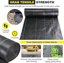 Driveway Fabric, 3x300 ft Road Fabric Commercial Weed Barrier Fabric, Landscape Fabric Heavy Duty 4OZ French Drain Fabric for Erosion Control,Landscape Fabric,Weed Barrier,Construction Projects by GreenHaven Gardens