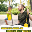 Swings Set - 2-Pack Suitable for Kids and Adults, Comes with Hooks & Chains, Perfect for Backyard by TinyTreasures Baby Boutique