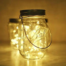 Solar Mason Jar Lights, 12 Pack 30 LED Waterproof Lid Light with Hangers (No Jar), Fairy Firefly Outdoor String Lights for Regular Mason Jar, Patio, Yard, Garden, Wedding Decoration (Warm White) by GreenHaven Gardens