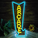 Arcade Neon Sign LED Light Dimmable Gaming Lights for Wall Decor USB Powered Neon Gaming Sign for Game Rooms, Bars and Retro Arcade Decor Gifts for Teenage Boys, Kids by CozyNest Decor