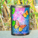 Hanging Solar Lantern Outdoor Waterproof LED Solar Lights Butterfly Decorative Lanterns Tabletop Lamp for Outdoor Patio Garden Yard Decor by GreenHaven Gardens