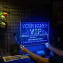 Personalized Bar Signs with Your Name for home wall light up with personalized pub name, man cave accessories, beer themed neon customizable lighted sign by CozyNest Decor