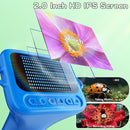 Microscope for Kids with 12 Slides, 100X-1000X 1080P Digital Handheld Kids Microscope, Mini Portable Pocket Miniscope Science Toys Gifts for 3+ 4 5 6 7 8 9 10 11 12 Year Old Boys Girls, Blue by TinyTreasures Baby Boutique