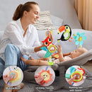 Adjustable Arch Bassinet Toys for Infant & Toddlers, Stroller Arch, Baby Crib Toys with Fascinating Hanging for Stimulating Baby’s Senses and Developing Motor Skills by TinyTreasures Baby Boutique