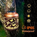 Butterfly Solar Lanterns Outdoor Waterproof Hanging Solar Lights Butterfly Gifts for Women Men Metal Decorative LED Butterflies Lanterns for Yard, Patio, Lawn, Tabletop, Landscape Pathway Garden Decor by GreenHaven Gardens