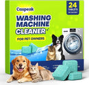 Deep Cleaning Washing Machine Cleaner Tablets, No More Odor & Pet Fur Washing Machine Cleaning Tablets, Washer Cleaner For HE Top Front Load, Septic Safe, 24 Counts/1 Year Supply by CozyNest Decor