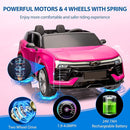 Hetoy 24V 2-Seater SUV Licensed Chevrolet Blazer Ride On Car Toy w/Parent Remote Control, 3 Speeds, Wireless Music, MP3 Player, Electric Car for Kids Ages 3-8, Pink by TinyTreasures Baby Boutique