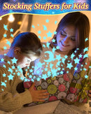 201 Pcs Glow in The Dark Stars Stickers for Ceiling, Toddler Stocking Stuffers Wall Room Decor Gifts, Luminous 3D Glowing Stars Easter Basket Stuffers for Kids Boys Girls by CozyNest Decor