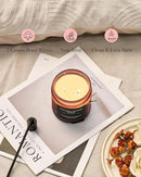 M&SENSE Sandalwood Rose Scented Candle - 11.6oz Natural Soy Wax Non Toxic 70-Hour Burn Long Lasting Candle, 2-Wick Strong Scent for Home - Slow-Burning Housewarming Gift for Men & Women by CozyNest Decor