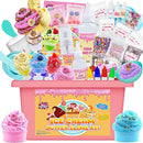 Funewest Slime Kit for Girls Ages 8-12 Mini Fluffy Butter Slime Making Kit Ice Cream Slime for Kids DIY Craft Kits with 30+ Piece Birthday Gifts by TinyTreasures Baby Boutique