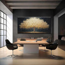 Tsomzxng Abstract Wall Art Gold Tree Of Life Artwork Canvas Art Wall Decor Painting Prints Gold Tree Large Abstract Wall Decor Picture For Living Room Bedroom Home Office Artwork 29"X 58" by CozyNest Decor