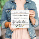 Simply Said, INC Perfect Pallet Petites 8" x 8" x 1" Rustic Wood Sign - Choose Kindness by CozyNest Decor