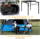 KingCamp Lightweight Compact Folding Camping Table,Stable Aluminum Alloy Folding Roll up Table for 4-6 Person for Picnic, Camping, Barbecue and Party,Portable Multifunctional Table with Carry Bag by GreenHaven Gardens