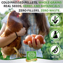 Small Pet Select Chicken Layer Feed Pellets, Food for Chickens and Laying Hens, Poultry and Waterfowl, High Protein and Omega 3, Corn and Soy Free, Non-GMO, 20 lb by GreenHaven Gardens