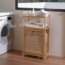 Laundry Hamper with 2-Tier Shelves & Tilt Out Basket, Laundry Baskets Organizer Hampers Bathroom Storage Shelf for Laundry Room, Bathroom, Nursery, Bedroom, Guest Room, Closet (2 Tier - Large) by CozyNest Decor
