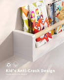 Nursery Book Shelves - 4 Pack, Wall Book Shelves for Bedroom Kids, Kids Wall Book Shelf, Book Shelf for Kid Rooms, Toddler, Baby, Play Room, Nursery Decor by TinyTreasures Baby Boutique