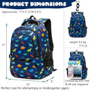 BLUEFAIRY Kids Backpack for Boys Elementary Primary Middle School Bags Back to School Bookbags Gifts Large Compartment with Tablet Sleeve Mochilas para niños 17" Dinosaur Navy Blue by TinyTreasures Baby Boutique