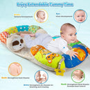 URMYWO Tummy Time Mat - 4 in 1 Cozy Tummy Time & Seated Support Pillow, Tummy Time Pillow for Newborn 0-12 Months, Infant Baby Sit Me Up Floor Seat Early Sensory Development Gifts Tummy Time Play Toys by TinyTreasures Baby Boutique