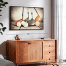 Elephant Stock Golf Sets Wall Art - Horizontal Framed Canvas - 1-Piece Mancave Wall Decor - Photography Sports Canvas Print - Yellow and Brown Decor for Wall - 40" X 27" by CozyNest Decor