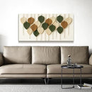 Boho Wall Art Chic Home Wall Art Modern Bohemian Feather Canvas Wall Art Decor For Apartment Dorm Living Room Bedroom Nursery Backdrop 20"W X 40"L Ready To Hanging by CozyNest Decor