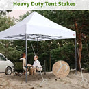 12 inch Fence Stakes Heavy Duty 50-Pack J Hook Rebar Ground Stakes Anchor Galvanized Tent Stakes for Outdoor Decorations Inflatables Metal Stakes for Wire Fencing by CozyNest Decor