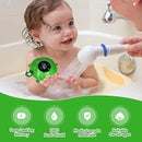 TKY Baby Bath Thermometer with LED Display-Rechargeable Water&Room Temperature Monitor, Floating Toy with Temp Alert, Waterproof for Newborns, Nurseries - Must Have Bath Essentials (Green Tortoise) by TinyTreasures Baby Boutique