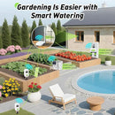 RAINPOINT Smart Digital Wireless Plant Moisture Meter Houseplants Indoor WiFi Hub Kit with Low/High Moisture Alert,Real-time Monitor Hygrometer Sensor Outdoor Gardening Push Notification&Email by GreenHaven Gardens