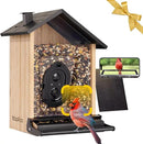 Smart Squirrels-Proof Bird Feeder with Camera Solar Powered, AI Identify Bird Species, Instant Notification Camera, CCPA Data Security, 3.2L Ultra Large Capacity Gift by GreenHaven Gardens