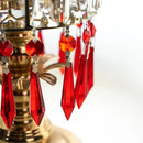 HDCRYSTALGIFTS 30pcs 55mm Multi-Color Crystal Icicle Pendant Chandelier Prisms Drops Lamp Candle Holders Curtain DIY Parts by GreenHaven Gardens